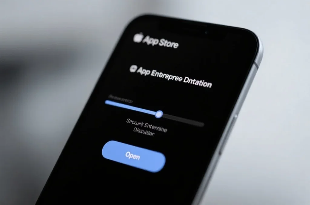 iOS设备安装WePoker APP的界面
